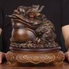 Attracting Wealth Golden Toad Ornament Three-legged Cicada Shop Toad Opening Office Living Room Decor