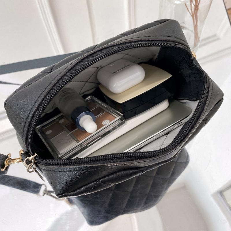 2025 Tassel Small Messenger Bag For Women Trend Lingge Embroidery Camera Female Shoulder Bag Fashion Chain Ladies Crossbody Bags