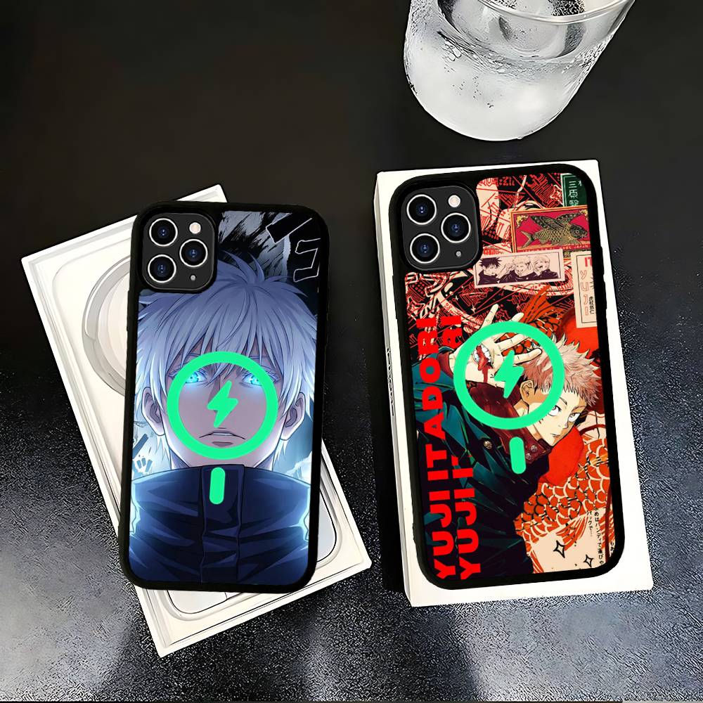 Supernatural Anime Jujutsu Kaisen For Magsafe Case For IPhone 17 16 Pro Max 15 14 Plus 13 12 11 Wireless Charging Phone Cover