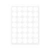 Colorful A5 Dot Stickers: Blank Round Adhesive Labels for Handwriting, Classification, and Sealing