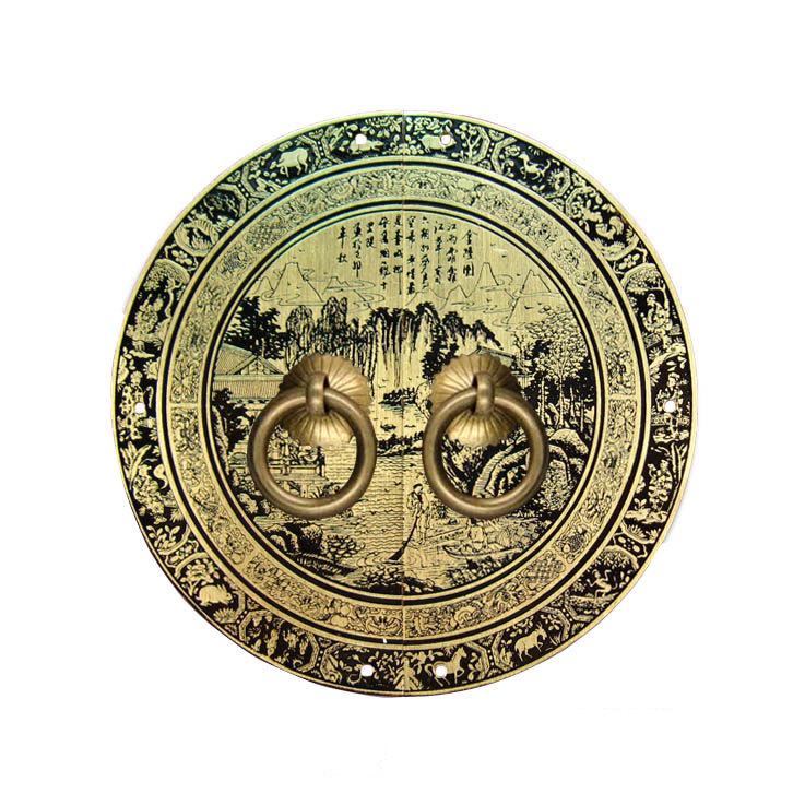 Bronze Sparrow Tower Jinling Antique Brass Ming/Qing Furniture Handle CYB008