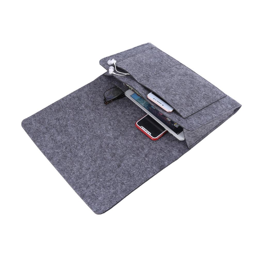 Soft Felt Hanging Storage Bag Premium Polyester Remote Control Holder For Bedroom