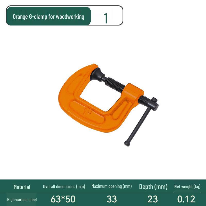 G-Type Cast Iron Heavy-Duty Woodworking Quick Clamp
