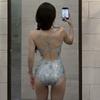 High-quality Slim Thin Chest One-piece Triangle Racing Swimming Suit Women's Training Hot Swimsuit