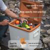 Mountain Guest Portable Insulated Cooler Box for Outdoor Camping, Car, and Trolley Use