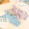 1Pc Cute Rabbit Shape Plush Pencil Case Plush Animal Stuffed Toy Stationery Pouch Makeup Bag Storage Bag School Supplies