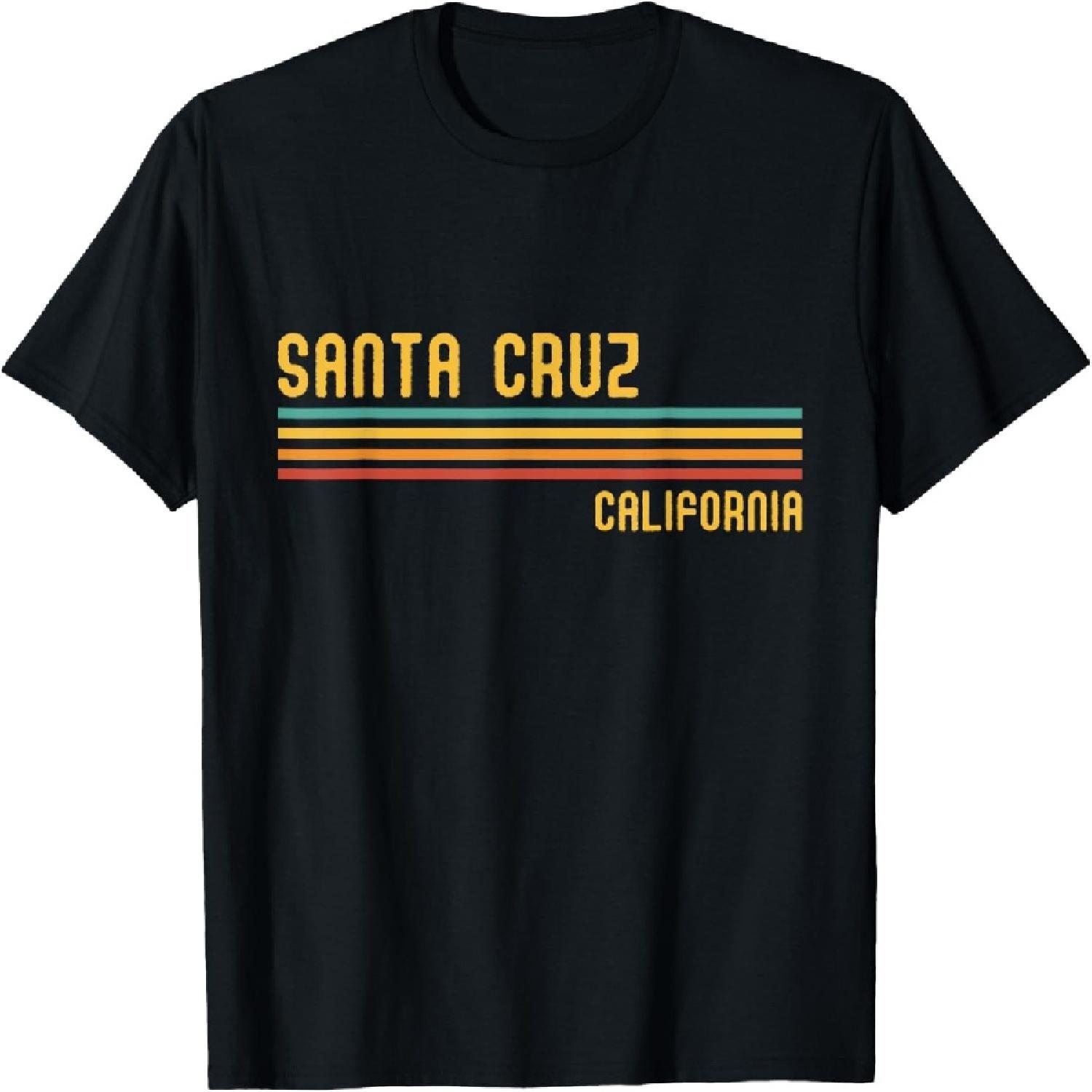 

Retro Santa Cruz California T-Shirt XXXXXL різнокольоровий