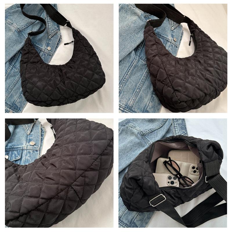 Borsa in pelle triangolare, borsa a tracolla da donna, borsa