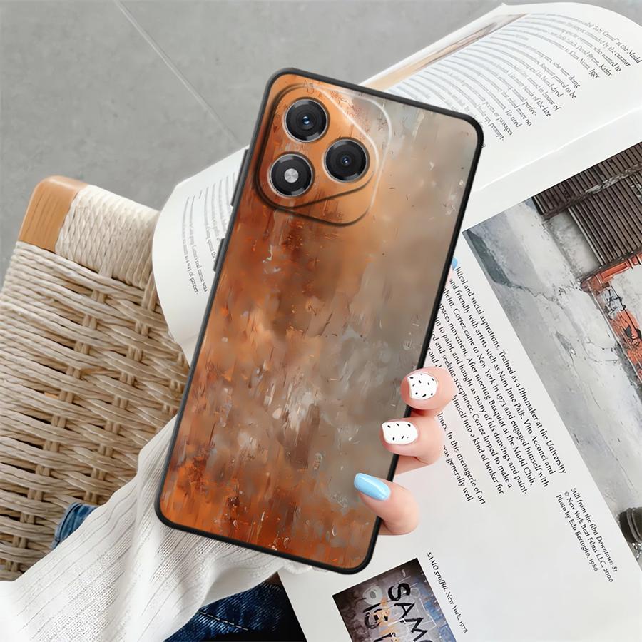 Retro Rust Design Soft Back Phone Cover Case for Honor X9c X7a X8 90 Lite X9 8X X7 70 X9a