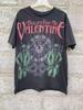 T-shirt Unisex Nera Stile Retro Banda Bullet for my Valentine Uomo Donna S5XL T-shirt Unisex