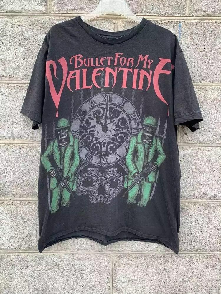 

Bullet for my Valentine Band Retro Style Black Unisex Tshirt Men Women S5XL Unisex T-Shirt S