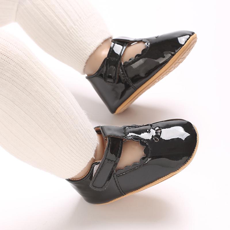

Baby Walking Shoes Spring and Autumn New Children s Hollowed Out Small Leather Shoes Baby Fashion Versatile Single Shoes 0-6 Months