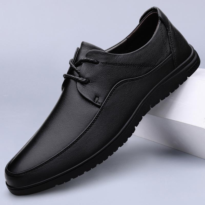 Fashion High Quality Men's Business Formal Shoe Genuine Leather Oxford Shoes Luxury Brand Men Formal Dress Footwear Classic Brogue Shoes