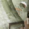 Oil Painting Abstract Grass Green Sheer Curtains for Living Room Decoration Window Curtains Kitchen Tulle Voile Organza Curtains