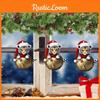 Acrylic Tiger Wearing Christmas Hat Design Car Charm Keychain For Vehicle Decor And Home Display