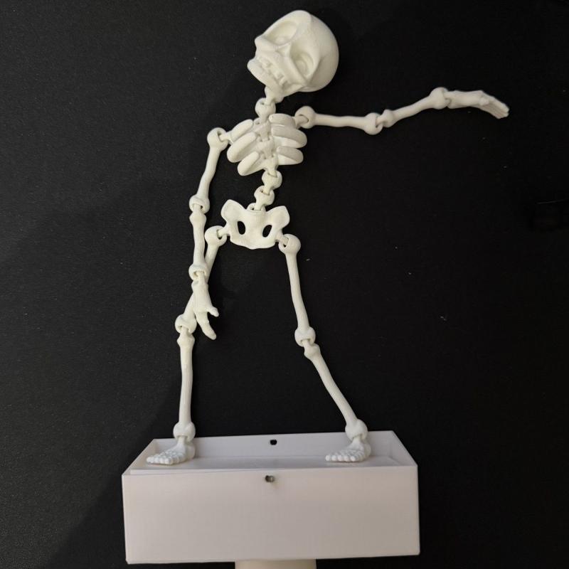 1Pcs Creative Dancing Skeleton Fish Tank Decoration, Movable Skeleton, Halloween Aquarium Decoration, Requires Its Own Air Pump