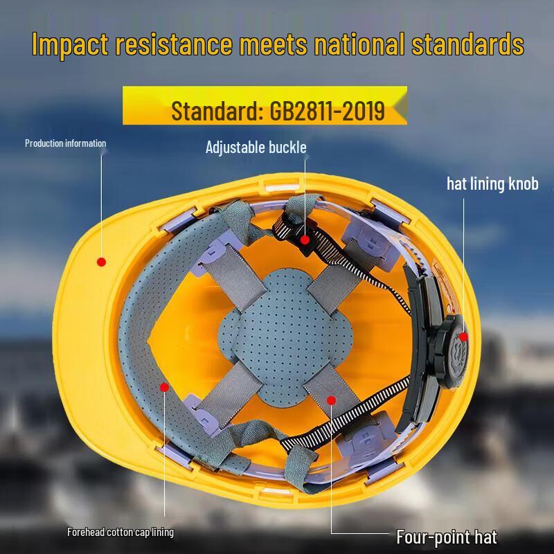 5-Pack Economical V-Type Safety Helmet