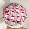 1pc Hello Kitty Pattern Pink Background Umbrella with Plastic Handle,Suitable for All Seasons Home Travel Outdoor UmbrellaSanlio610