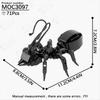 MOOXI Backroomed Horror Figuren Partystörer Fortgeschrittenes MOC Bausteine Set Erwachsene Modelle Steine Diorama Dekorationen Kinder Spielzeug