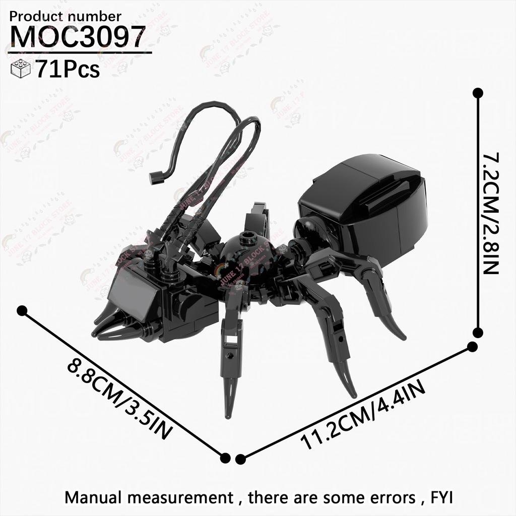 MOOXI Backroomed Horror Figuren Partystörer Fortgeschrittenes MOC Bausteine Set Erwachsene Modelle Steine Diorama Dekorationen Kinder Spielzeug