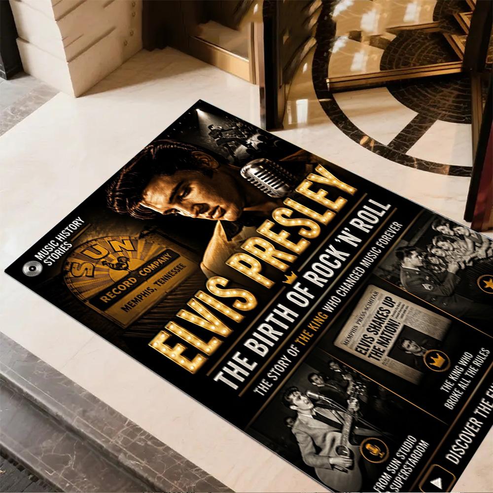 Musician's Kiss Floor Mat Suitable for Bedrooms Balcony Entryway Outdoor Anti-slip Rug Office home decor Spiritual Gift