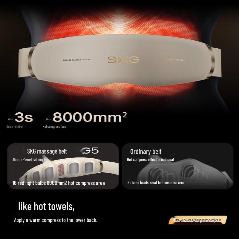 SKG G5 Smart Warm Palace Waist Massager CN Plug (adapter Included)