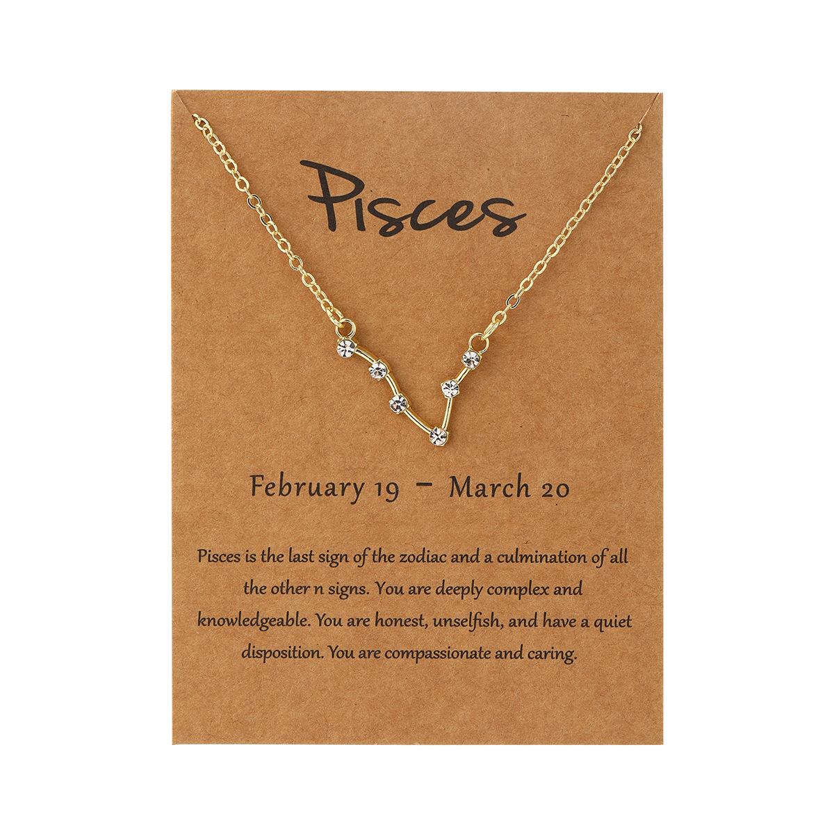 

Ожерелье для женщин, ожерелье с подвеской в виде карты зодиака, простая персонализированная цепочка на ключицу с бриллиантовым ожерельем в виде созвездия, элегантное ожерелье