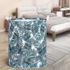 19.7 Waterproof Foldable Laundry Hamper, Dirty Clothes Laundry Basket, Linen Bin Storage Organizer For Toy Collection (plam Leaf)