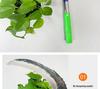 Thickened Manganese Steel Sickle for Home Use - Ideal for Cutting Grass, Wheat, Rice, and Corn with Short Handle