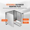 Steel Electrical Box, 24"x 20"x 8", 304 Stainless Steel Electrical Enclosure Box, Wall-Mounted Outdoor Electrical Electronic Equipment Enclosure with