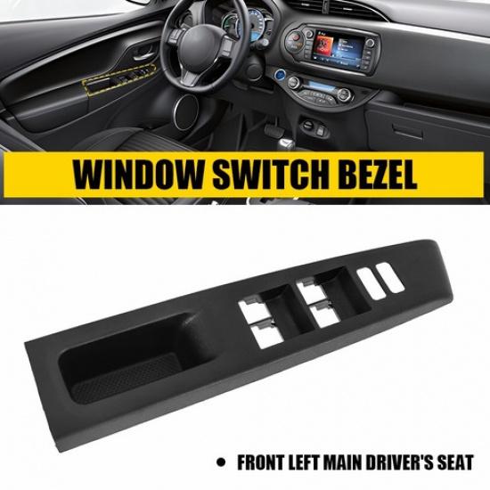 Front Left Driver Window Switch Bezel Fits For 2012-2014 Toyota Yaris 4-Door New