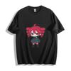Q-version Red-Haired Anime Girl Graphic T-Shirt