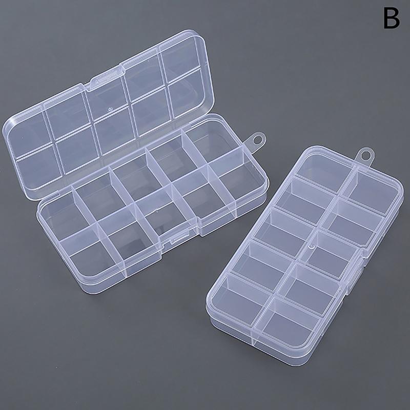 

Прямоугольная пластиковая шкатулка для украшений, коробка для хранения с отделениями, кейс, органайзер для украшений, серег, бусин, рукоделия, контейнер для демонстрации