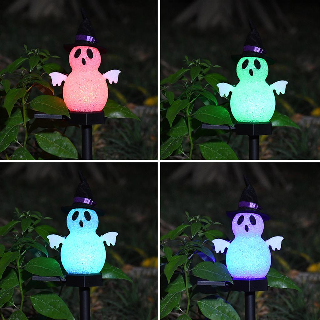 Halloween Solar Stake Light Weather Resistant Solar Powered Outdoor Lighting Halloween Decoration