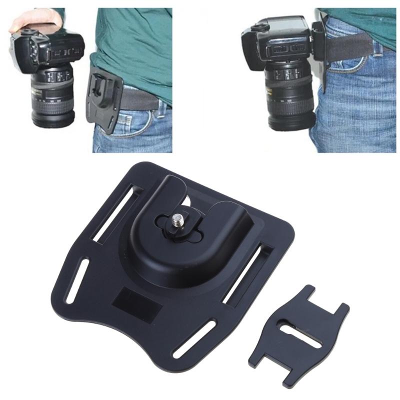 Fast Loading Camera Holsters Hanger Quick Strap for DSLR Camera Waist Holder Securely Camera Belt 1/4in Screw Mount