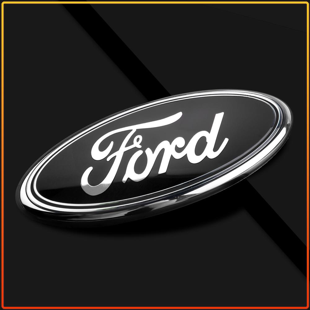 Per Ford Ranger Escape Mondeo Fusion Fiesta Kuga Edge Focus Mustang 11.5x4.5cm Adesivo Decalcomania Emblema Distintivo Posteriore Bagagliaio Auto Accessorio