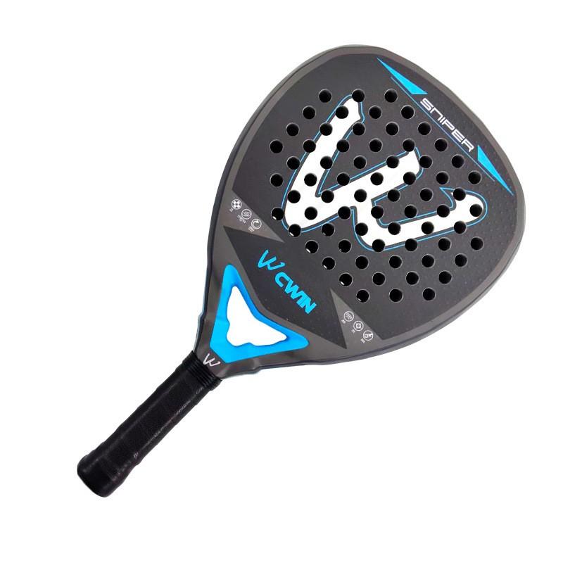 2026 Carbon Fiber Table Tennis Racket Adults Hard Blade G5 Grip Blue White Lightweight Performance Paddle