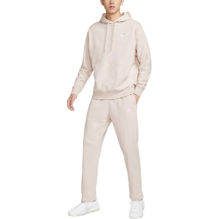 New Nike Sportswear Club FW24 Sweatshirt Men's Light Redwood Umber CZ7858-104