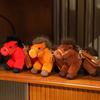 Cartoon Horse Stuffed Toy Keychain Keyring Simulation Horse Toy Keychain  Christmas Gift