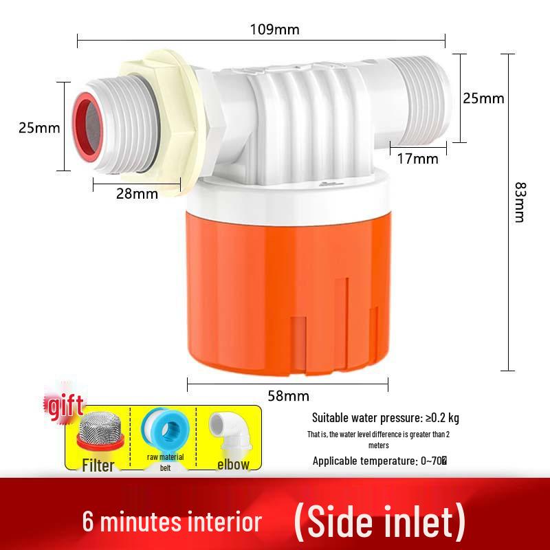 Automatic Float Valve for Tank Water Level Control