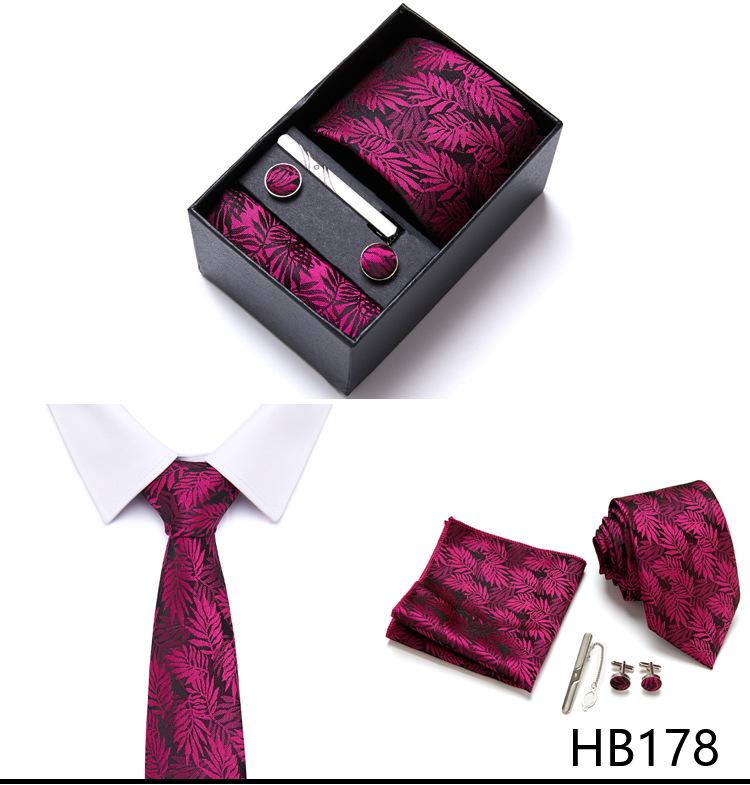 Men's Six-Piece Tie Set for Business or Wedding