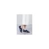 [Pansy] 4447 Open-toe shoes for women, 3E width, mesh knit, 24.5cm, navy.