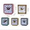 Creative and Fashionable Student-specific Alarm Clock Square Desktop Clock Home Decoration Children's Early Education Learning Hour Clock