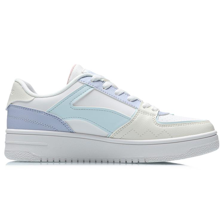Li Ning Synthetic Leather Versatile Slip Resistant, Abrasion Resistant, Balanced, Lightweight Low Top Skateboard Shoes AGCQ378-8