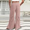 Women's Wide Leg Sweatpants Elastic High Waisted Long Pants Casual Loose Yoga Pants With Pockets