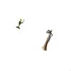 Creative Waiter Frog Statue And African Tribal Lady Sculpture Decorative Figurine Tabletop Ornament