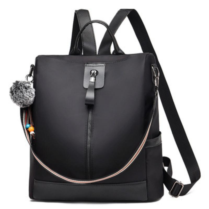 New Oxford cloth backpack female student backpack versatile portable shoulder bag schoolbag