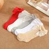 Baby Boy  Floor Ventilate Socks Children's Bow Solid Color Medium Stockings Sock Stuff Accessories Newborn Clothing Girl Cotton