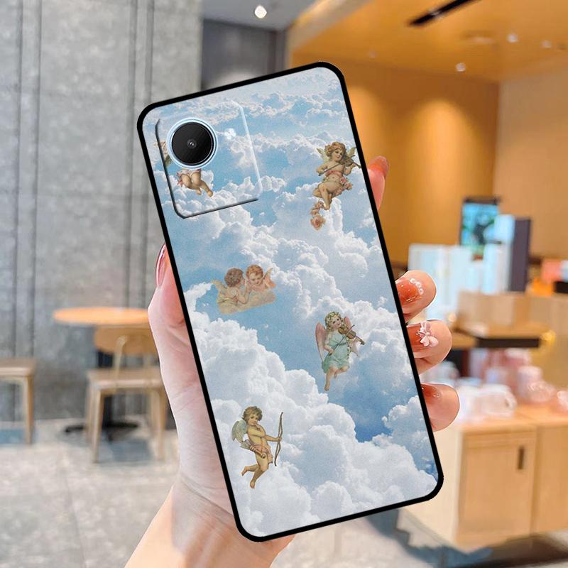 Cartoon Angel Baby Printing Case For Realme C55 C33 C31 C35 C30 C11 C15 C25s C21Y GT Neo 5 3T 2T 8 9 10 11 Pro Plus