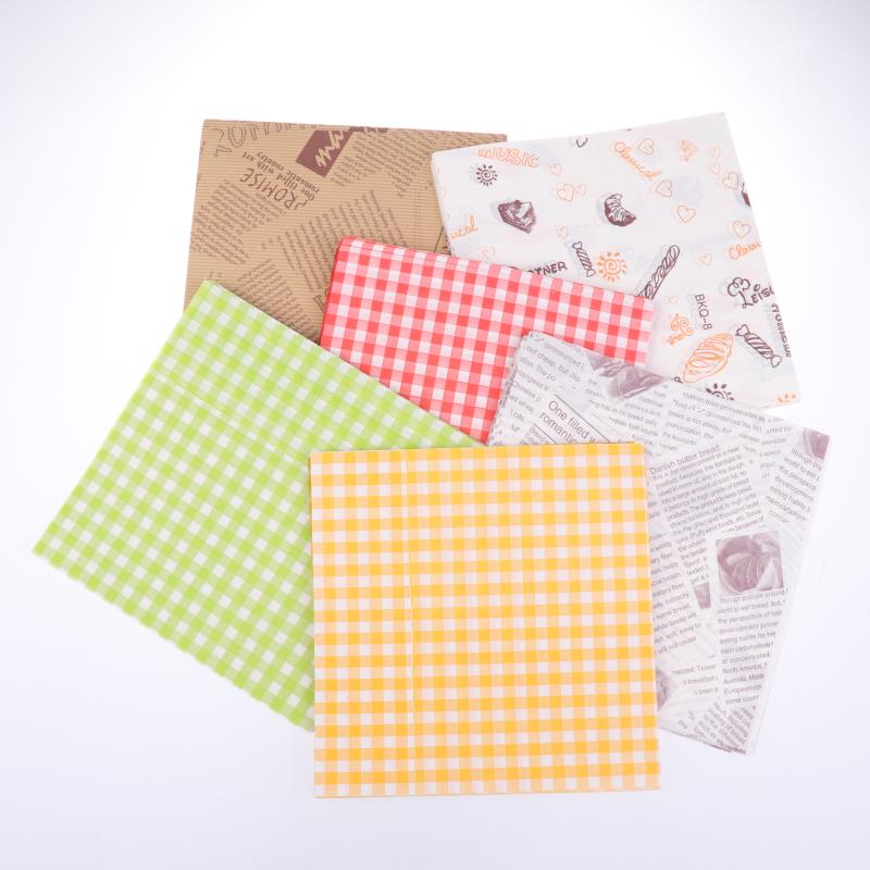 50 Stück Backverpackung Lebensmittelverpackung Fettabweisende Papiertüte Sandwich Donut Brotverpackung Hamburger Küchenzubehör 18*18Cm